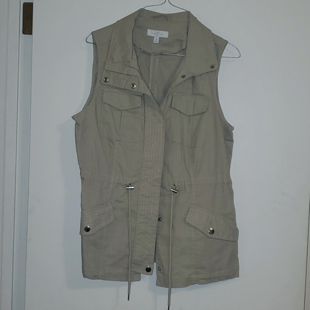New Directions Khaki Vest